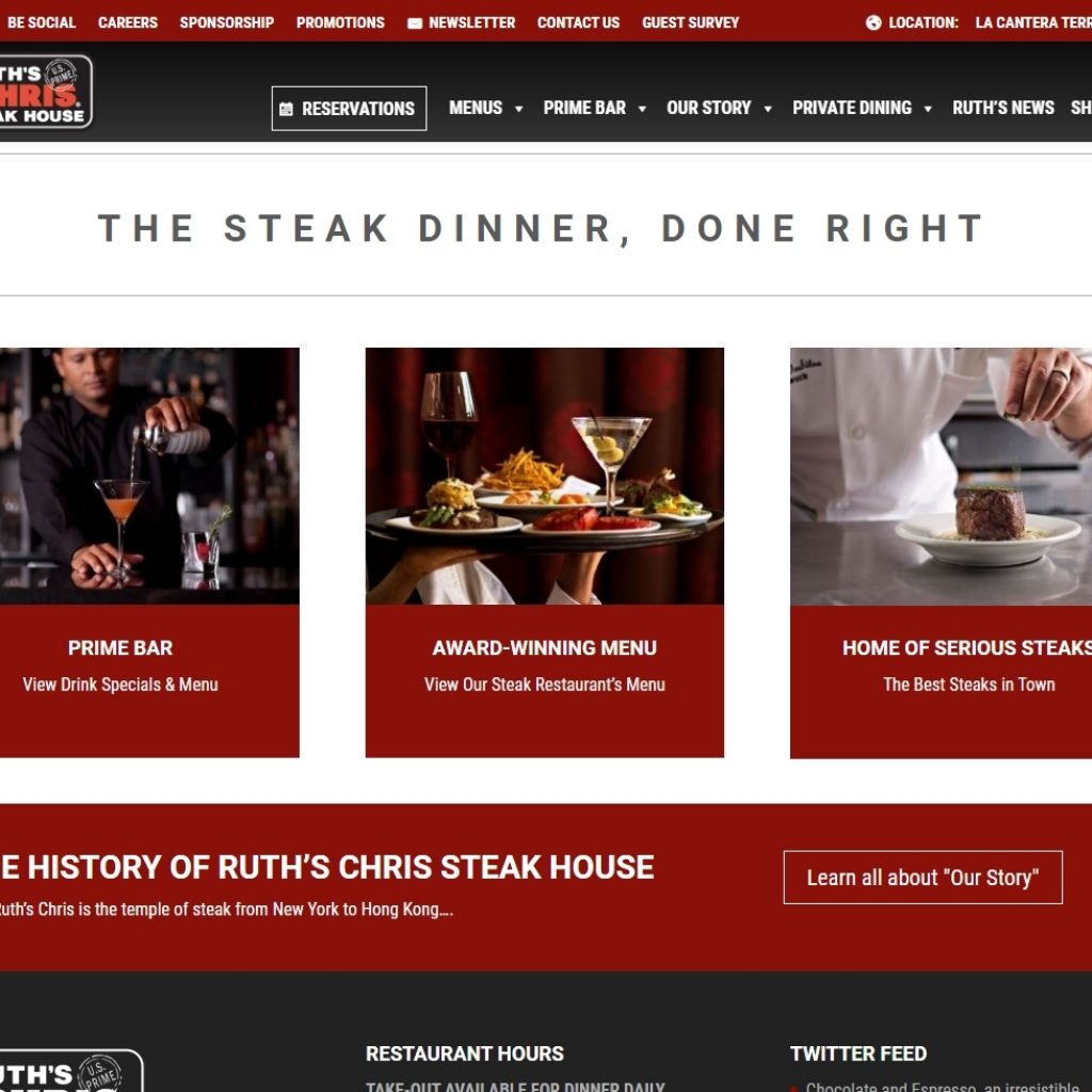 Ruth's Chris Steak house